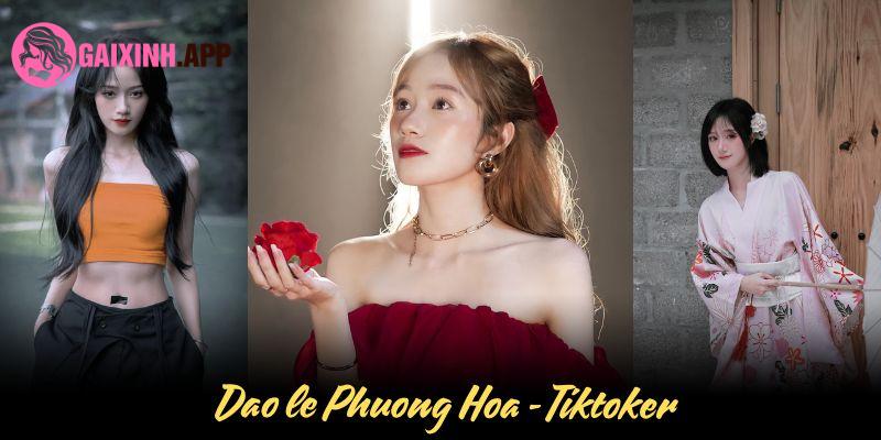 Đào Lê Phương Hoa rất nổi tiếng trên mạng xã hội, đặc biệt là Tiktok