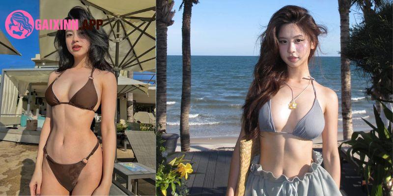 Cô nàng khoe đường cong cùng bikini trong chuyến du lịch vừa qua