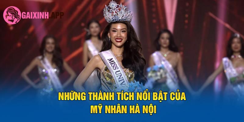 Những thành tích nổi bật của mỹ nhân Hà Nội